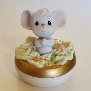 🔥 SOLD Precious Moments "Lettece Pray" Cute Mouse Figurine